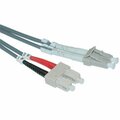 Cable Wholesale Fiber Optic Cable- LC / SC- Multimode- Duplex- 50/125- 2 meter 6.6 foot LCSC-11002